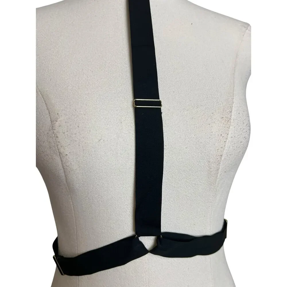 We are HAH / Free People NWT Strapped in Harness One Size Noir Black Festival